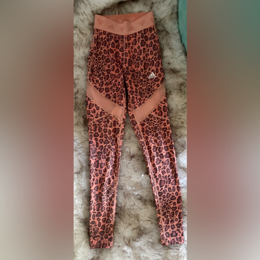 Adidas Leopard Print Leggings